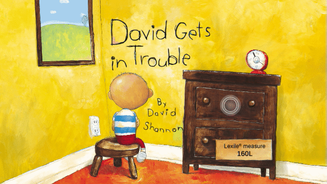 儿童中文绘本故事：大卫惹麻烦——大卫不可以系列绘本故事 第1张